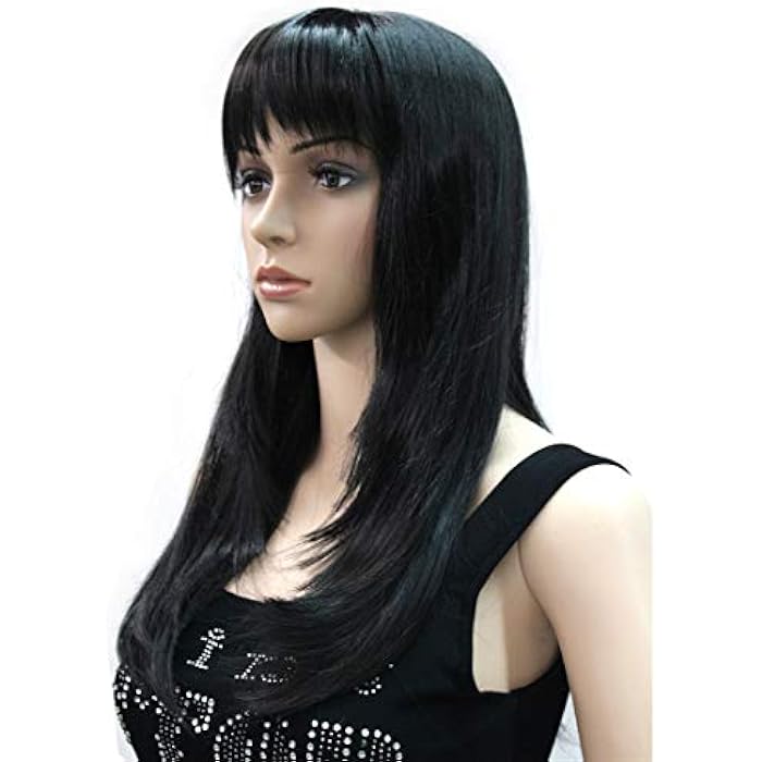DILLARDS Lydell Synthetic Fashion Wig Long Straight Party Halloween Cosplay Wigs For Women Darkest Brown - Image 3